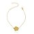 PULSEIRA TREVO FOLHEADO A OURO 18K - Imagem 1
