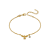 Pulseira Divino Espírito Santo folheada a ouro 18k - Imagem 1