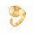 Anel aberto folheado a ouro 18k - Imagem 1