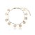 PULSEIRA FOLHEADA A OURO 18K 10 MANDAMENTOS 18 cm - Imagem 1