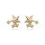 BRINCO ESTRELA INFANTIL COM ZIRCÔNIAS FOLHEADO A OURO 18K - Imagem 1