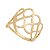 ANEL INFINITO FOLHEADO A OURO 18K - Imagem 1