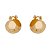 BRINCO CONCHA LISA FOLHEADO A OURO 18K - Imagem 1