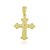 Pingente crucifixo folheado a ouro 18k - Imagem 1