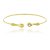 Bracelete gotas folheado a ouro 18k - Imagem 1