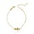 Pulseira menino com zircônia folheada a ouro 18k - Imagem 1