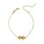 Pulseira menina com zircônia folheada a ouro 18k - Imagem 1