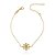 Pulseira com zircônias folheada a ouro 18k - Imagem 1