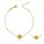 Pulseira São Bento folheada a ouro 18k - Imagem 1