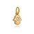 Pingente mão de Hamsa folheado a ouro 18k - Imagem 1