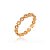 Anel flor com zircônias folheado a ouro 18k - Imagem 1