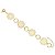 Pulseira trabalhada folheada a ouro 18k - Imagem 1