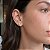 Brinco ponto de luz G folheado a ouro 18k - Imagem 2