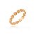 Anel flores folheado a ouro 18k - Imagem 1