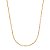 Corrente folheada a ouro 18k 50cm - Imagem 1