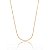 Corrente elos folheada a ouro 18k 45cm - Imagem 1