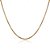 Corrente trabalhada folheada a ouro 18k 45cm - Imagem 1