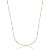 Corrente Singapura folheada a ouro 18k 60cm - Imagem 1