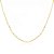 Corrente 3x1 folheada a ouro 18k 40cm - Imagem 1