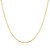 Corrente infantil elos folheada a ouro 18k 40cm - Imagem 1