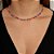 GARGANTILHA CHOKER COLORIDA FOLHEADA A OURO 18K - Imagem 2