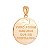 PINGENTE MEDALHA FOLHEADO A OURO 18K - Imagem 1