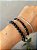 Pulseira Fio Liso Ágata Negra Prata 925 - Imagem 4
