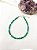 Pulseira Fio Liso Ágata Verde e Prata 925 - Imagem 1