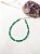 Pulseira Fio Liso Ágata Verde e Prata 925 - Imagem 2