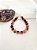 Pulseira Fio Liso Rodonita 8mm Prata 925 - Imagem 1