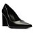 SCARPIN AREZZO PRETO COURO SALTO BLOCO BICO FINO A122930003 - Imagem 2