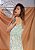 Vestido midi recortes floral verde romântico - Imagem 8