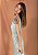 Vestido midi recortes floral verde romântico - Imagem 7