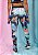 Legging floral preto tropical - Imagem 1