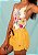 Maiô body floral amarelo retro - Imagem 10