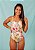 Maiô body floral amarelo retro - Imagem 4