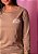 Blusa manga longa areia Essencial - Imagem 1