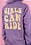 Moletom canguru violeta girls can ride - Imagem 2