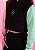 Moletom cropped peluciado preto color - Imagem 3