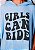 Poncho atoalhado de surf - Girls can ride Azul | Roupão de surfista - Imagem 2
