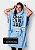 Poncho atoalhado de surf - Girls can ride Azul | Roupão de surfista - Imagem 7