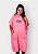 Poncho atoalhado de surf Ondinhas rosa | Roupão de surfista - Imagem 5