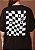 T-shirt over preta quadriculada - Imagem 7