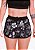 Boardshort floral preto e branco - Imagem 1