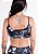 Top alcinha dupla face floral preto e branco - Imagem 10