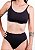 Top alcinha dupla face floral preto e branco - Imagem 2