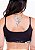 Top alcinha dupla face floral preto e branco - Imagem 4