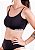 Top alcinha dupla face floral preto e branco - Imagem 5