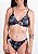 Top alcinha dupla face floral preto e branco - Imagem 6
