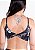 Top alcinha dupla face floral preto e branco - Imagem 8